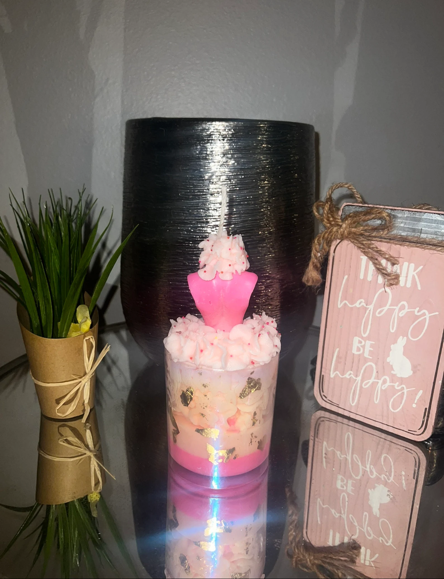 "Birthday Birthstone Candle"